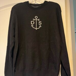 Dark Deas Black Anchor Logo Sweater